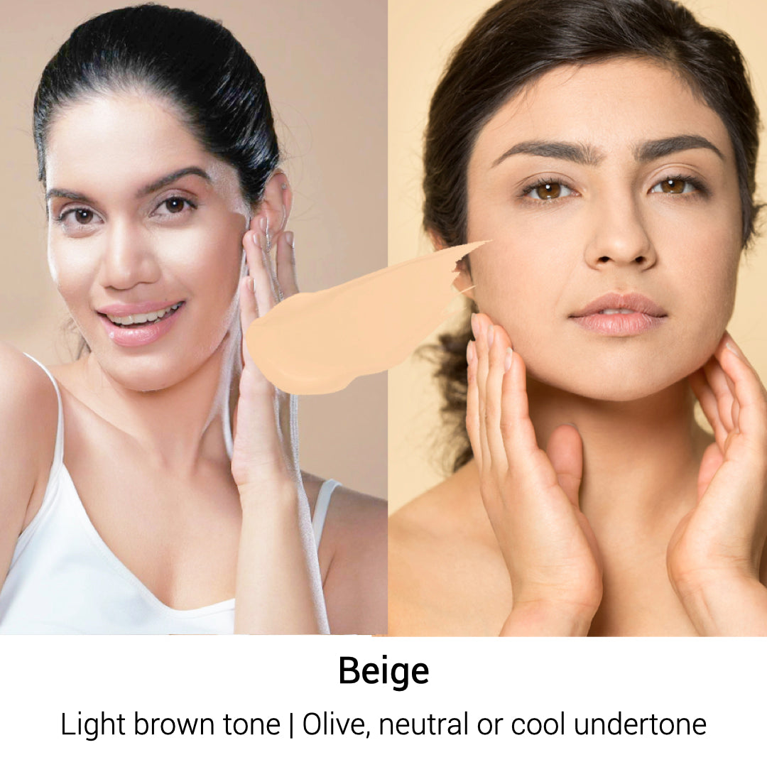 Beige - Light brown tone | Olive, neutral or cool undertone