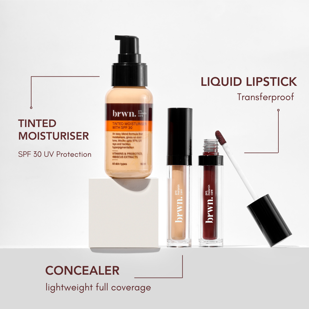 Amazing Three | Tinted Moisturiser + Concealer + Liquid Lipstick