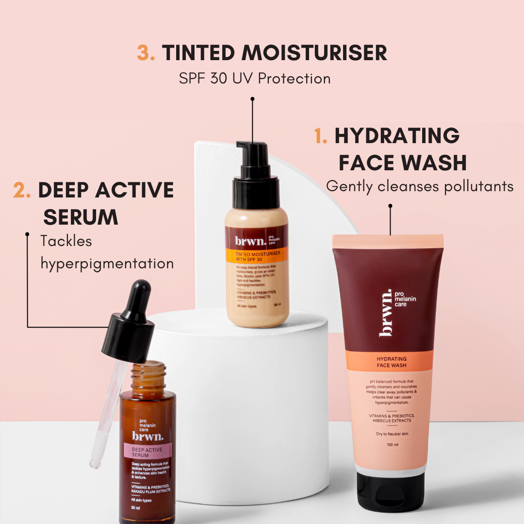 Skincare 1-2-3 | Tinted Moisturiser + Serum + Hydrating Face wash