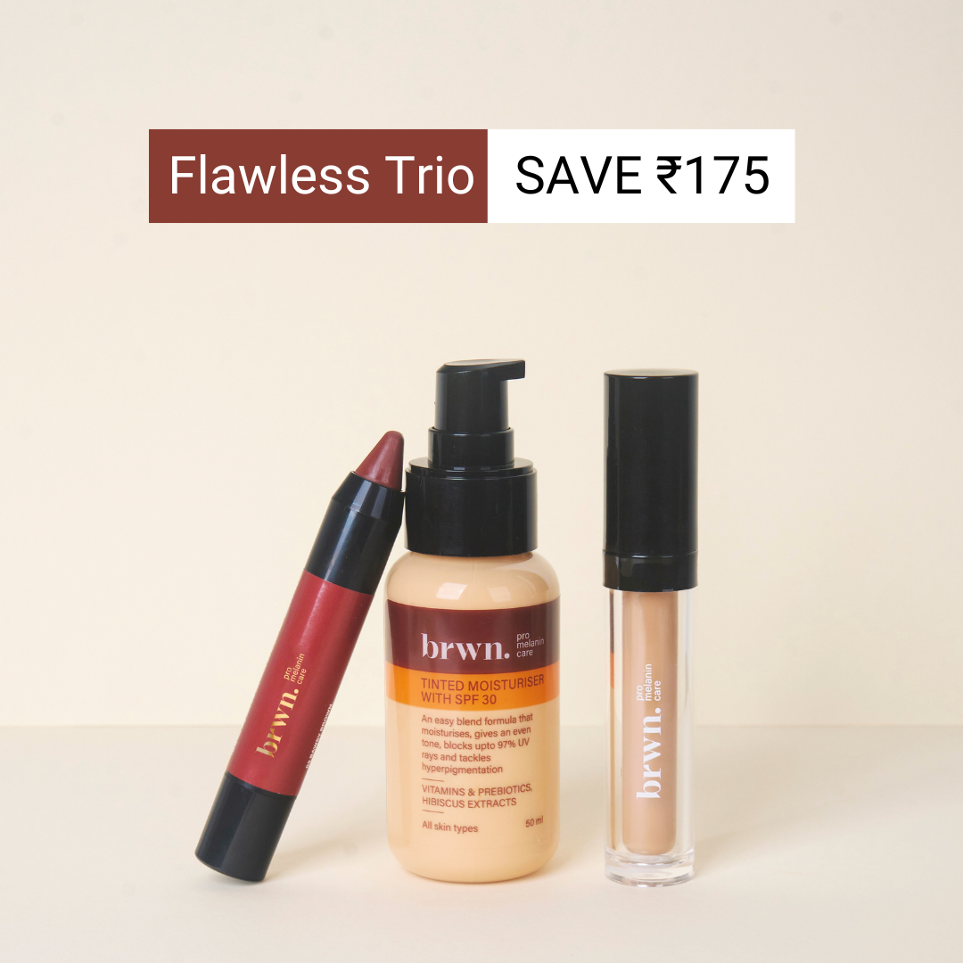 Flawless Trio | Tinted Moisturiser+Concealer+Lip Crayon